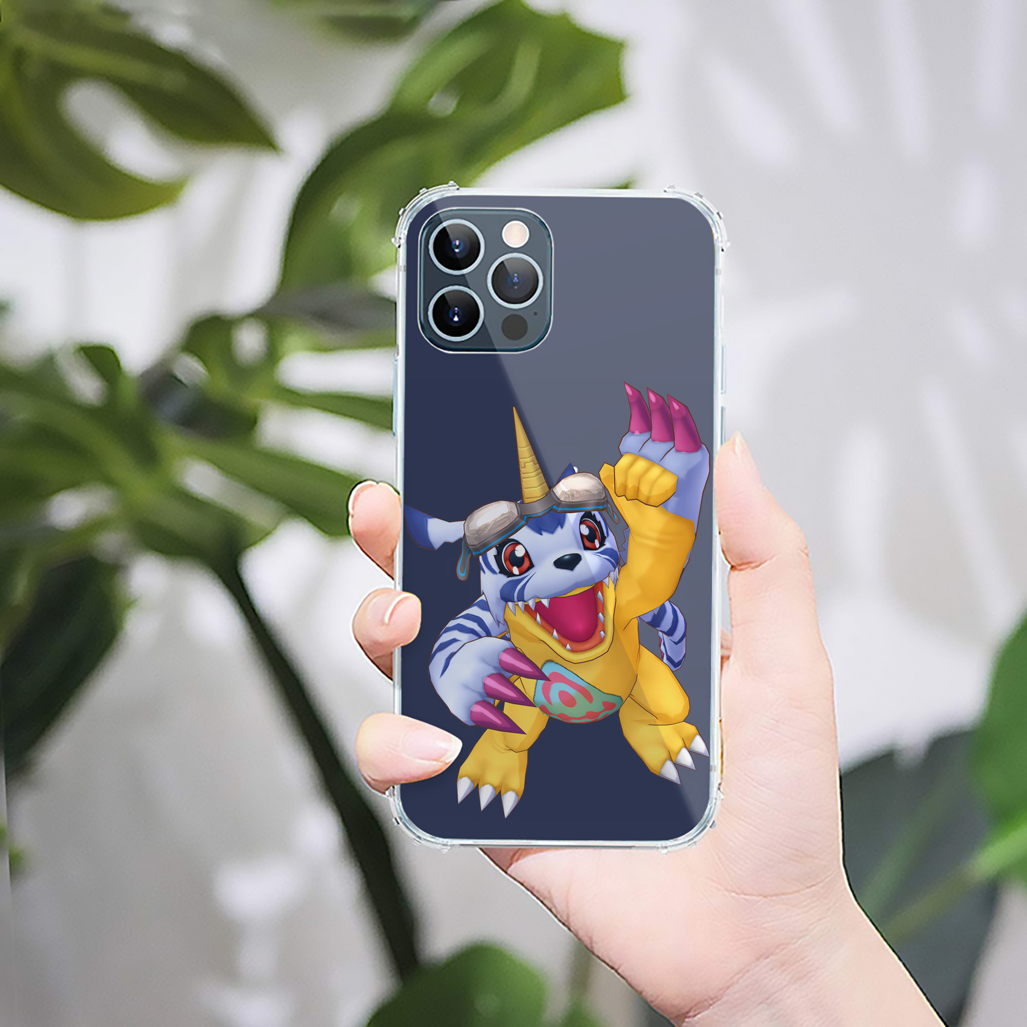 （画像用） Digimon デジタルモンスター/デジモン 【iPhone 12シリーズ対応】透明スマホケース（クリアソフトケース）